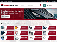 Tablet Screenshot of kiosk-express.pl